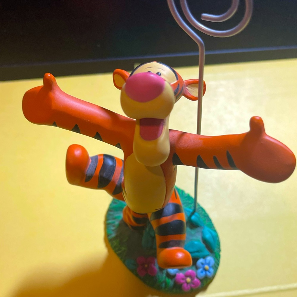 The Disney Store Tigger photo figurine